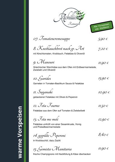 warme vorspeisen Kopie